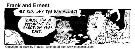 Cartoonist Bob Thaves Tom Thaves  Frank and Ernest 1995-12-30 