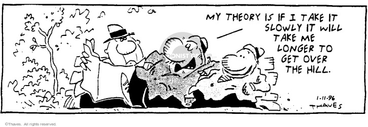 Cartoonist Bob Thaves Tom Thaves  Frank and Ernest 1996-01-11 