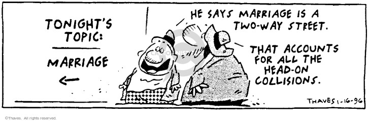 Cartoonist Bob Thaves Tom Thaves  Frank and Ernest 1996-01-16 
