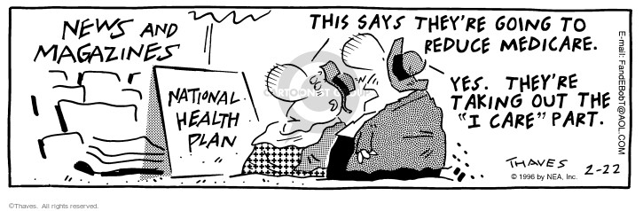 Cartoonist Bob Thaves Tom Thaves  Frank and Ernest 1996-02-22 