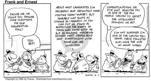 Cartoonist Bob Thaves Tom Thaves  Frank and Ernest 1996-04-07 