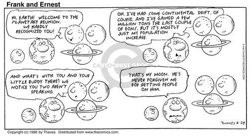 Cartoonist Bob Thaves Tom Thaves  Frank and Ernest 1996-04-28 