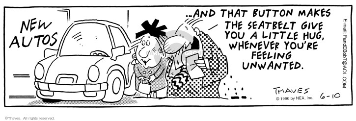Cartoonist Bob Thaves Tom Thaves  Frank and Ernest 1996-06-10 