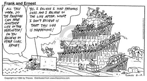 Cartoonist Bob Thaves Tom Thaves  Frank and Ernest 1996-08-18 