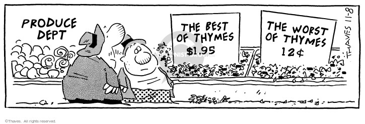 Cartoonist Bob Thaves Tom Thaves  Frank and Ernest 1996-11-08 