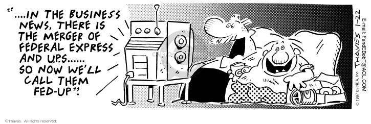 Cartoonist Bob Thaves Tom Thaves  Frank and Ernest 1997-01-22 