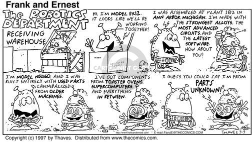 Cartoonist Bob Thaves Tom Thaves  Frank and Ernest 1997-03-09 