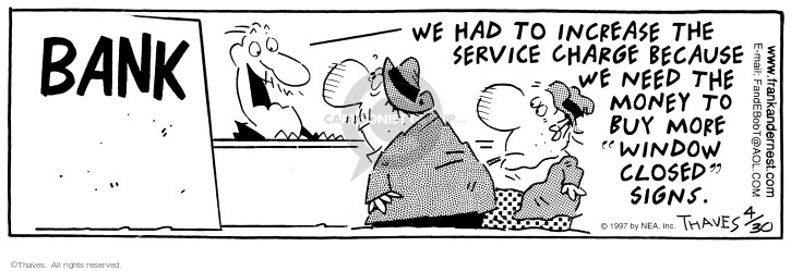 Cartoonist Bob Thaves Tom Thaves  Frank and Ernest 1997-04-30 