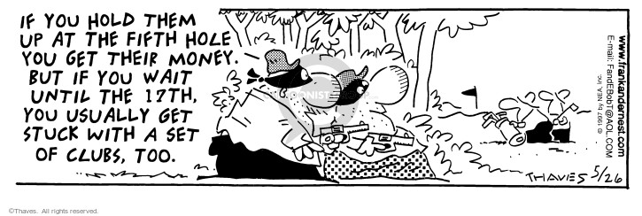 Cartoonist Bob Thaves Tom Thaves  Frank and Ernest 1997-05-26 