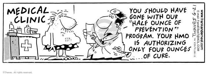 Cartoonist Bob Thaves Tom Thaves  Frank and Ernest 1997-06-21 