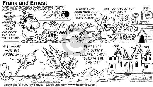 Cartoonist Bob Thaves Tom Thaves  Frank and Ernest 1997-06-29 