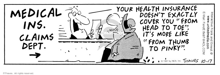 Cartoonist Bob Thaves Tom Thaves  Frank and Ernest 1997-10-17 