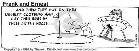 Cartoonist Bob Thaves Tom Thaves  Frank and Ernest 1997-11-08 