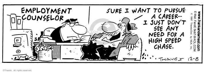 Cartoonist Bob Thaves Tom Thaves  Frank and Ernest 1997-12-08 