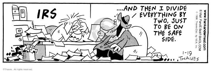 Cartoonist Bob Thaves Tom Thaves  Frank and Ernest 1998-01-19 