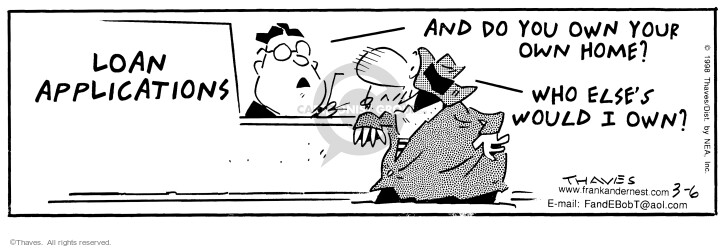 Cartoonist Bob Thaves Tom Thaves  Frank and Ernest 1998-03-06 