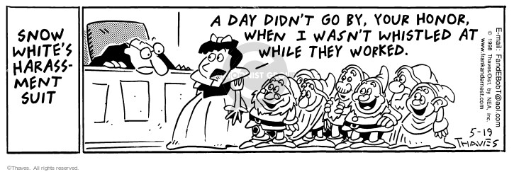 Cartoonist Bob Thaves Tom Thaves  Frank and Ernest 1998-05-19 