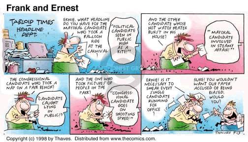 Cartoonist Bob Thaves Tom Thaves  Frank and Ernest 1998-09-13 