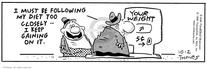 Cartoonist Bob Thaves Tom Thaves  Frank and Ernest 1998-10-02 