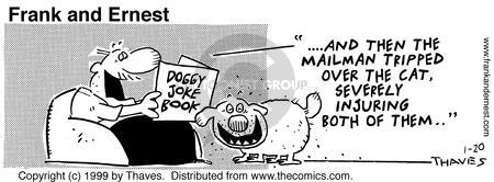 Cartoonist Bob Thaves Tom Thaves  Frank and Ernest 1999-01-20 