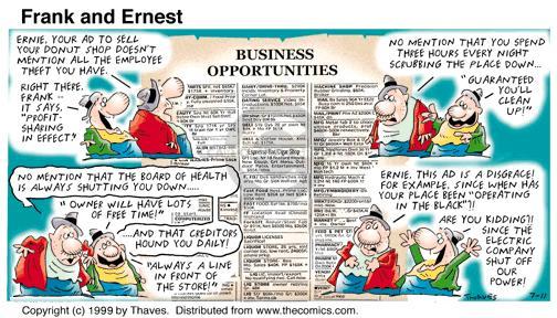 Cartoonist Bob Thaves Tom Thaves  Frank and Ernest 1999-07-11 