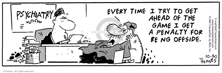 Cartoonist Bob Thaves Tom Thaves  Frank and Ernest 1999-10-30 