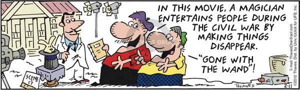 Cartoonist Bob Thaves Tom Thaves  Frank and Ernest 2012-02-11 