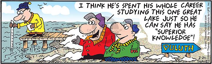 Cartoonist Bob Thaves Tom Thaves  Frank and Ernest 2013-02-20 