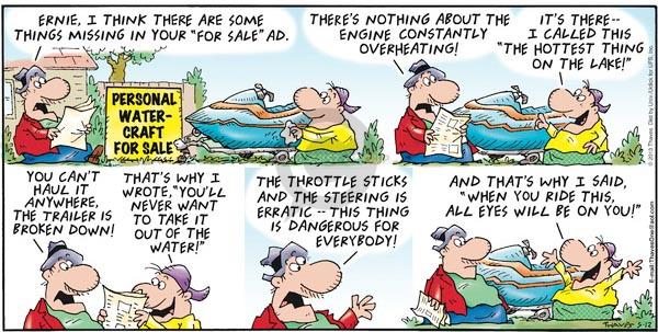 Cartoonist Bob Thaves Tom Thaves  Frank and Ernest 2013-05-12 