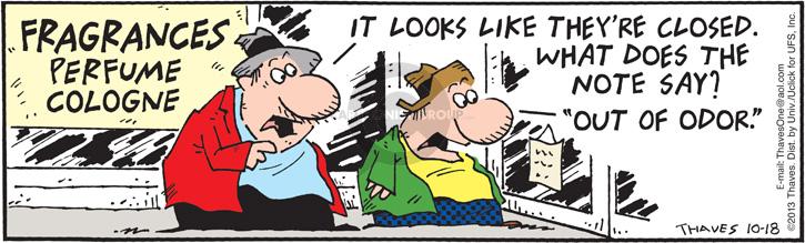 Cartoonist Bob Thaves Tom Thaves  Frank and Ernest 2013-10-18 