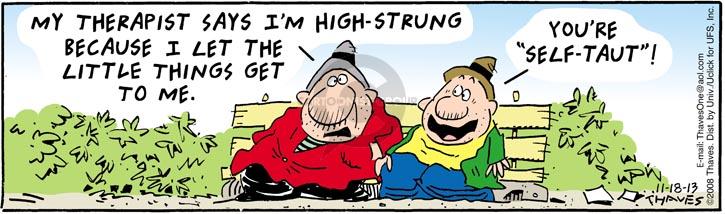 Cartoonist Bob Thaves Tom Thaves  Frank and Ernest 2013-11-18 