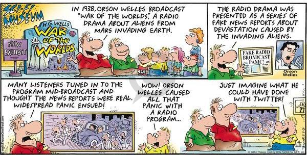 Cartoonist Bob Thaves Tom Thaves  Frank and Ernest 2014-01-05 