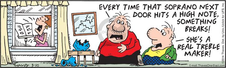 Cartoonist Bob Thaves Tom Thaves  Frank and Ernest 2014-03-10 