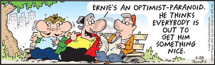 Cartoonist Bob Thaves Tom Thaves  Frank and Ernest 2014-05-28 