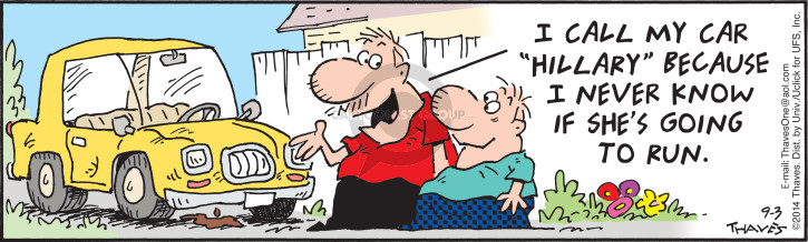 Cartoonist Bob Thaves Tom Thaves  Frank and Ernest 2014-09-03 