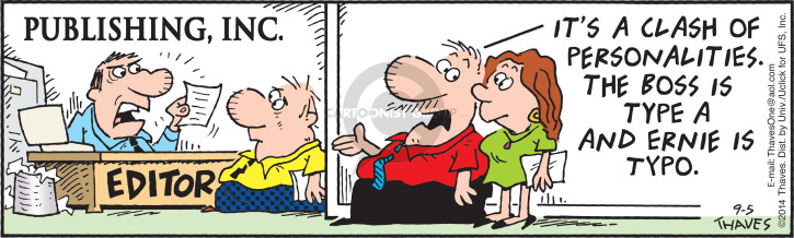 Cartoonist Bob Thaves Tom Thaves  Frank and Ernest 2014-09-05 