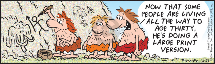 Cartoonist Bob Thaves Tom Thaves  Frank and Ernest 2014-10-21 