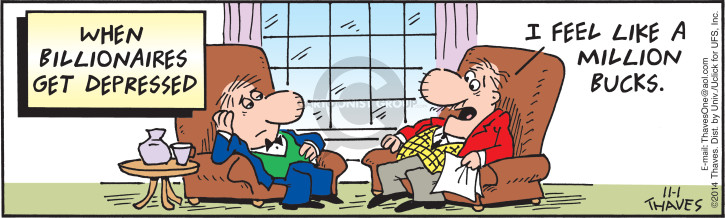 Cartoonist Bob Thaves Tom Thaves  Frank and Ernest 2014-11-01 