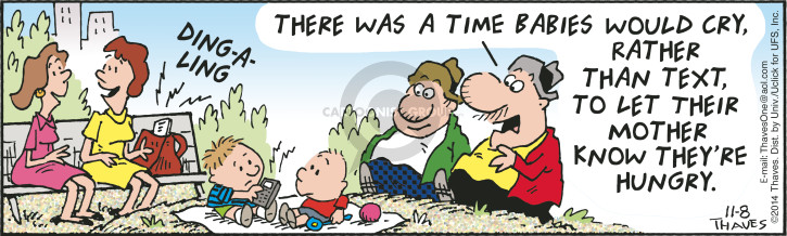 Cartoonist Bob Thaves Tom Thaves  Frank and Ernest 2014-11-08 