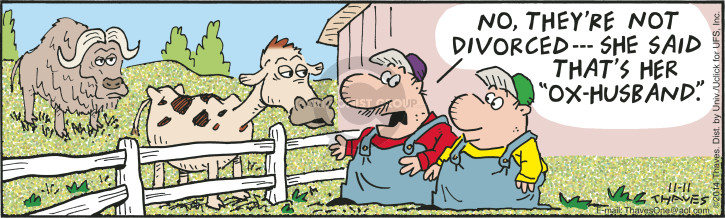 Cartoonist Bob Thaves Tom Thaves  Frank and Ernest 2014-11-11 