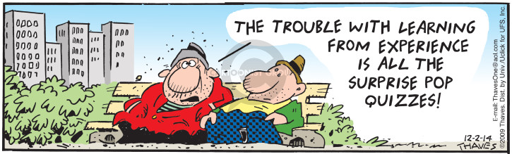 Cartoonist Bob Thaves Tom Thaves  Frank and Ernest 2014-12-02 