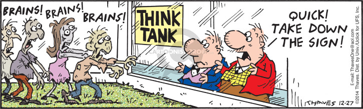 Cartoonist Bob Thaves Tom Thaves  Frank and Ernest 2014-12-27 