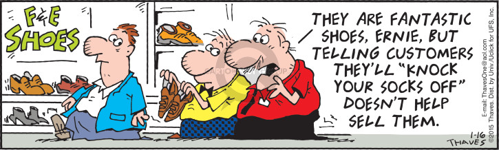 Cartoonist Bob Thaves Tom Thaves  Frank and Ernest 2015-01-16 