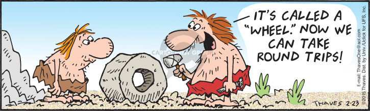 Cartoonist Bob Thaves Tom Thaves  Frank and Ernest 2015-02-23 