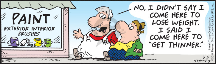 Cartoonist Bob Thaves Tom Thaves  Frank and Ernest 2015-03-05 