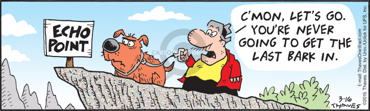 Cartoonist Bob Thaves Tom Thaves  Frank and Ernest 2015-03-16 