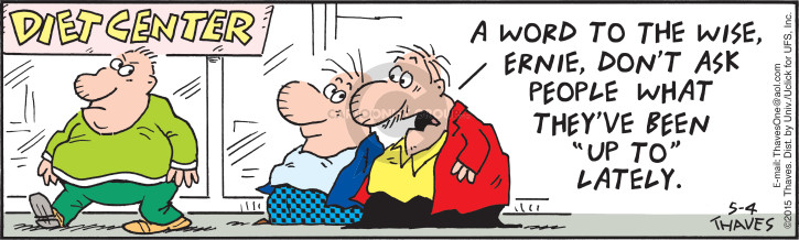 Cartoonist Bob Thaves Tom Thaves  Frank and Ernest 2015-05-04 