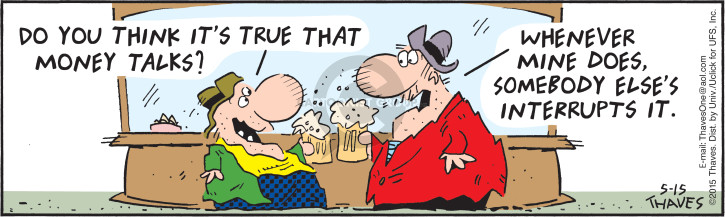 Cartoonist Bob Thaves Tom Thaves  Frank and Ernest 2015-05-15 