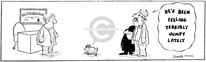 Cartoonist Bob Thaves Tom Thaves  Frank and Ernest 1972-11-09 