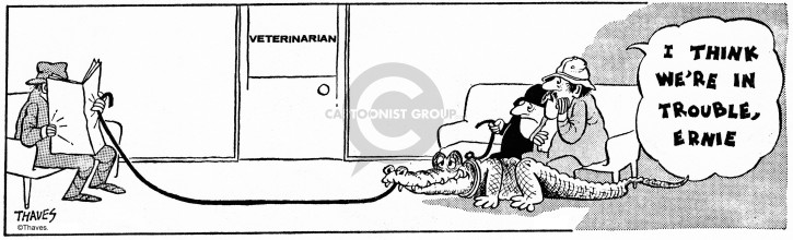 Cartoonist Bob Thaves Tom Thaves  Frank and Ernest 1972-11-22 